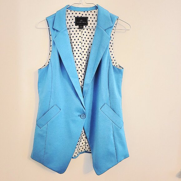 TIMING | Blue Casual Vest - Picture 1 of 6